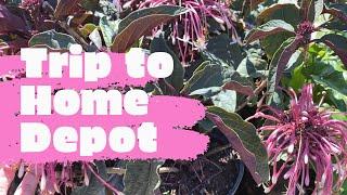 Spring planting prep - Shopping with me at Home Depot - Vlogging at our local big box garden center