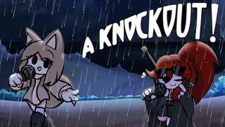 Battle in The Rain - Knockout, But it's Tactie Vs. Cathie! (FNF Knockout But Tactie Sings w/ Cathie)