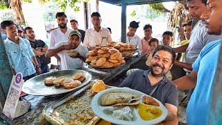 UP's Best Indian Street Food Thali | Ballu Kachori, Kapoor's Rickshaw Dhaba, Chacha Roadside Dhaba