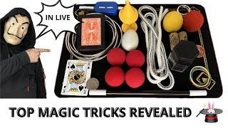 Top Magic Tricks Revealed in live 🪄 #tricks #magic #trending #magician #viral #trend #foryou