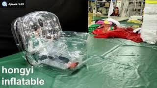 New design transparent inflatable sofa ，More please watch the video