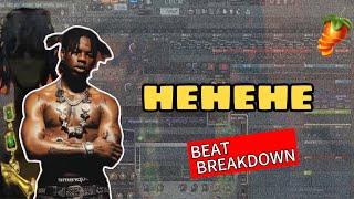 Rema - HEHEHE (Official Beat Remake) Step by Step from Scratch on FL Studio 21.