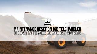 Maintenance Reset on JCB Telehandler Using Diesel Laptops OHW Kit with TEXA Software