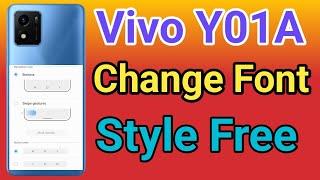 How To Change Font Style Vivo Y01A  | How To Download Font Style Vivo Y01A font style change  Font