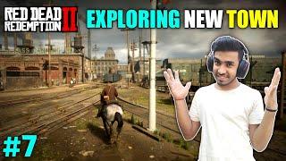 EXPLORING NEW TOWN & TRAIN HIJACKING | RED DEAD REDEMPTION 2 GAMEPLAY #7