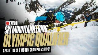  LIVE Ski Mountaineering World Championships! | Olympic Qualifier | Sprint Race