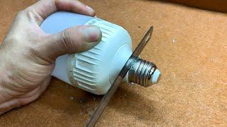 Great idea with old light bulbs! Surprise millions of people