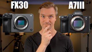 Sony FX30 vs Sony A7III