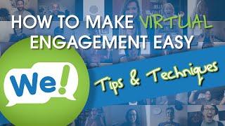How to Make Virtual Meetings More Interactive