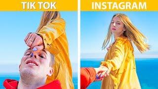 Instagram and TikTok vs Real Life! 20 Phone Photo Hacks