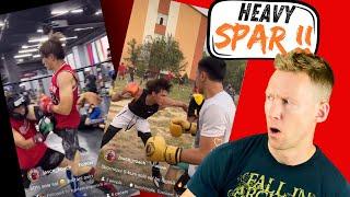 Reacting To HEAVY MMA Sparring From Uzbekistan Gym