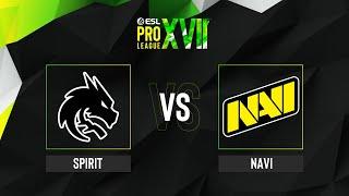 Spirit vs. NaVi - Map 1 [Anubis] - ESL Pro League Season 17 - Lower bracket