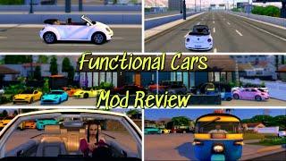 Functional Cars Mod Review | The Sims 4 | #sims4 #thesims4 #sims4mods