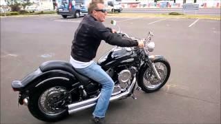 YAMAHA Drag Star 1100 Custom COBRA Exhaust Pipes awesome sound