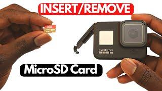 GoPro Hero 8. Remove/Insert MicroSD Card | How to Remove/Insert MicroSD Card on YOUR GOPRO