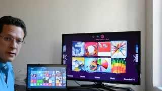 Miracast Wireless Display with Windows 8.1 - Stream PC to TV without Adapters!