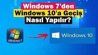 Windows 7'den Windows 10'a Geçiş Nasıl Yapılır? |  | USB, CD, DVD YOK!!!