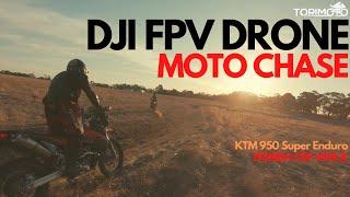 DJI FPV DRONE - Moto Chase - KTM 950SE - CRF 450LX