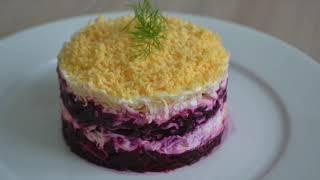Салат со свёклой и сыром "Нежность"