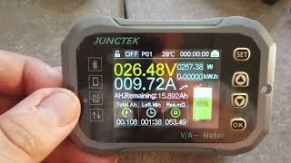 Junctek Battery Monitor Bluetooth KG140F coulomb meter