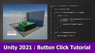 Unity 2021 UI Button Click Event Tutorial