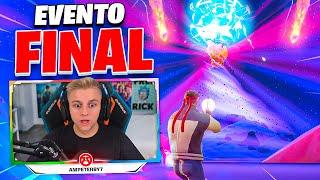 REACCIÓN AL EVENTO FINAL DE FORTNITE *EL FIN DEL PUNTO CERO* - Ampeterby7