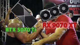 AMD Radeon RX 9070 XT VS Nvidia RTX 5070 Ti