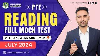 PTE Reading Full Mock Test with Answers | July 2024 | Language academy PTE NAATI IELTS Experts