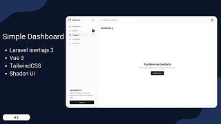 Build a Simple Dashboard with Laravel 11, Inertia.js, Vue 3, ShadCN UI Vue, and TailwindCSS