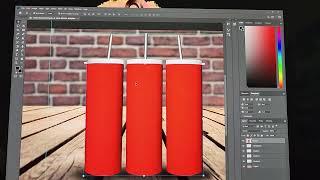 Mockup Tumblers in Photoshop