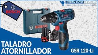 TALADRO ATORNILLADOR BOSCH A BATERÍA INALÁMBRICO 12 V GSR 120Li - ARGENTINA | HERRAMIENTAS PERGAMINO