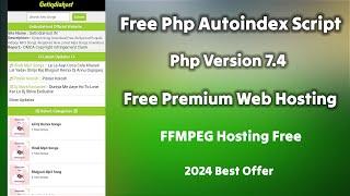 new free php autoindex script 2024 | music website | song download website | free web hosting