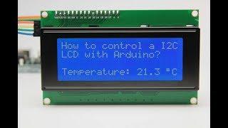How to use IIC I2C 2004 204 20 x 4 Character LCD with Arduino