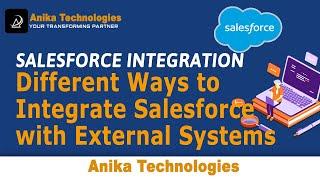 Ways to Integrate Salesforce with External Systems | Anika Technologies