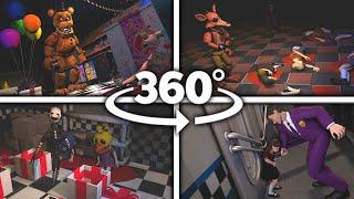 360°| FNAF 2 Minigame Compilation!! - Five Nights at Freddy's