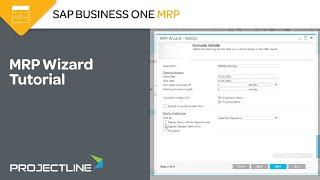 SAP Business One MRP Wizard Tutorial