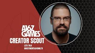 Announcement!! CohhCarnage Joins A16Z GAMES As A Creator Scout!!