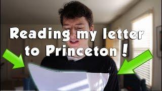 DEFERRED Early Decision: How I Got Into Princeton AFTER Being Deferred!! (2019)
