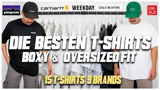 Die Besten T-Shirts Boxy & Oversized Fit | 15 T-Shirts 9 Brands | Try-on haul | Sami Rhoma