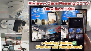 Cara Pasang CCTV Hikvision 4CH 5MP Sendiri Dengan Mudah