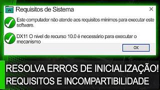 Como Resolver o ERRO dx11 feature level 10.0 is required to run the engine