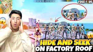 Hide And Seek With Ninjas‍In Factory Roof Playing After 3 Month - Garena Free Fire