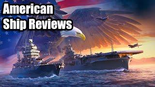 American Ship Review Round Up: World of Warships Legends