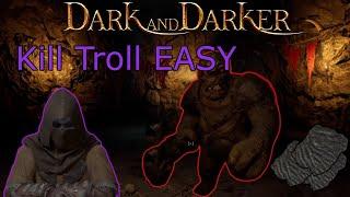 How to Kill Cave Troll EASY (Rogue and Other Classes) - Dark and Darker Left Rotate Method