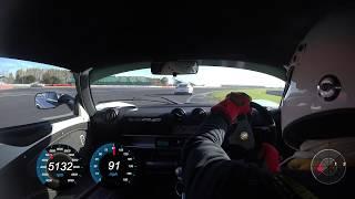 Lotus Exige V6 Cup chasing Porsche 991.2 GT3 RS - Silverstone 9 October 2018