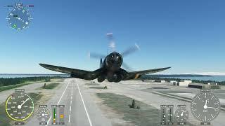 Microsoft Flight Simulator, Around the world in an F-4U Corsair, trip 27/? Anchorage - Mudhole