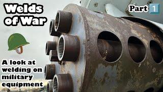 Weld inspection on military equipment