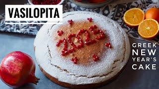 VASILOPITA - Greek New Year's Cake - One Bowl!