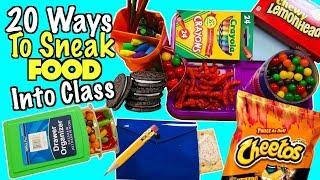 20 Super Smart Ways To Sneak Food Into Class Without Getting Caught By Your Teacher | Nextraker