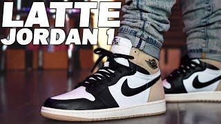 Air Jordan 1 Retro High OG " Latte " Review and On Foot